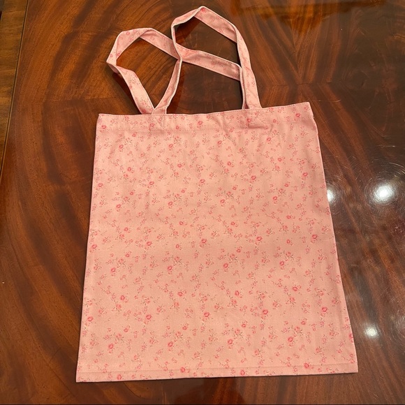 LoveShackFancy Pink Floral Tote Bag - Picture 9 of 13